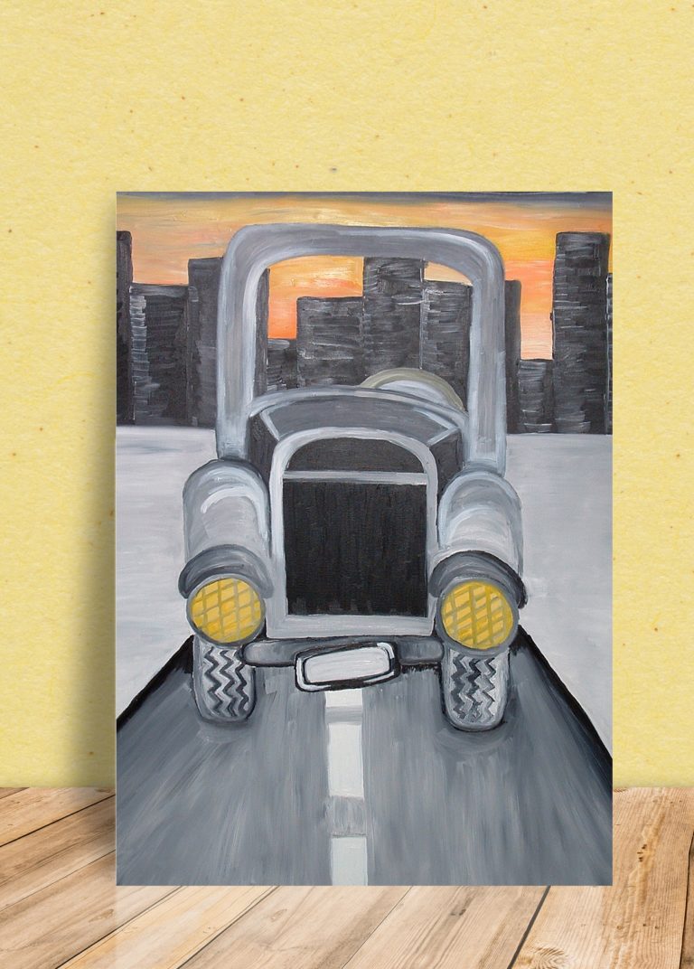Truck Oil Painting • Not for Sale