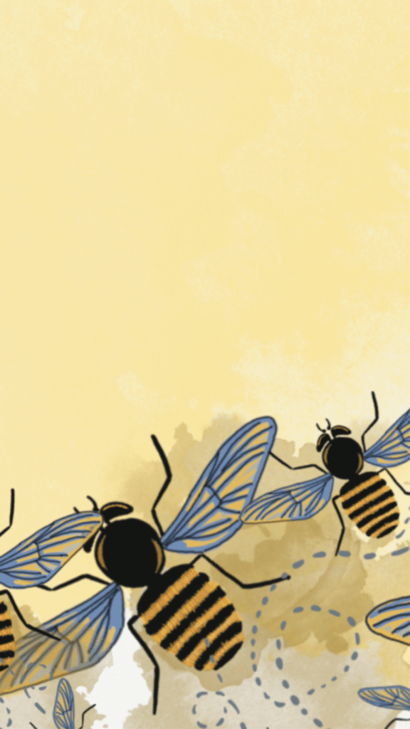 Bee Cell phone wallpaper 1