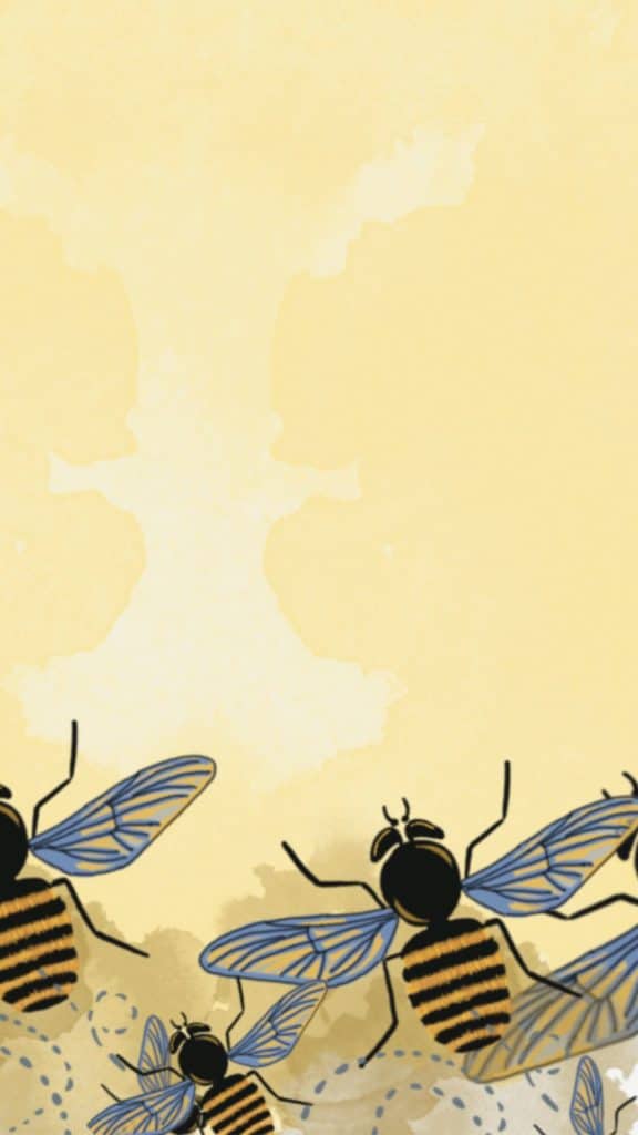 Bee Cell Phone Wall Paper 3