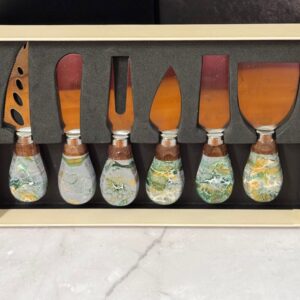 set of 6 cheese knives