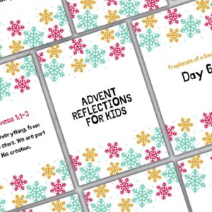 advent devotions for children, advent scripture cards, advent bible reading plan for 2025, advent printables, christmas scripture cards - handmade by Beth Ann Erickson Designs