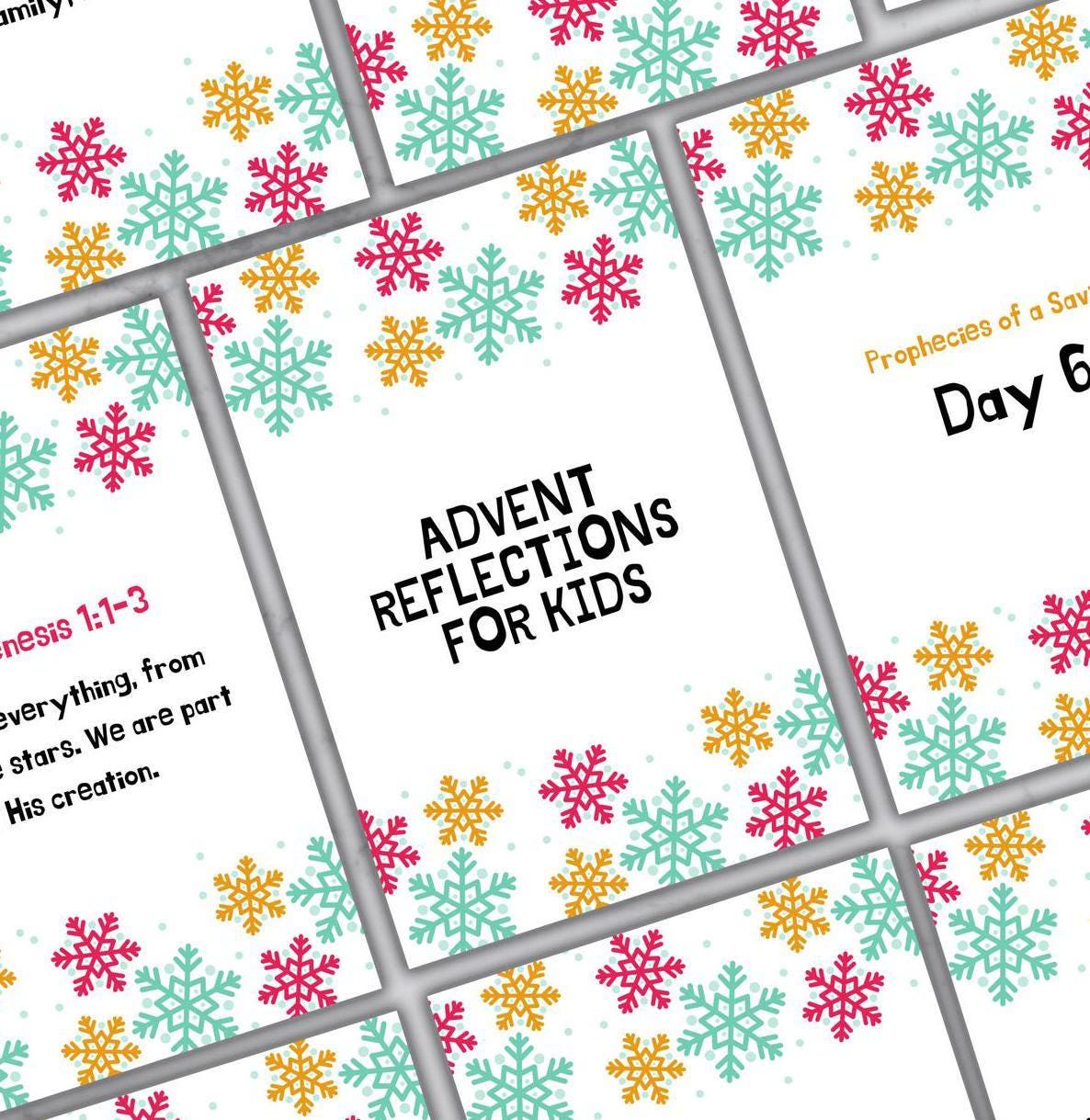 advent devotions for children, advent scripture cards, advent bible reading plan for 2025, advent printables, christmas scripture cards - handmade by Beth Ann Erickson Designs