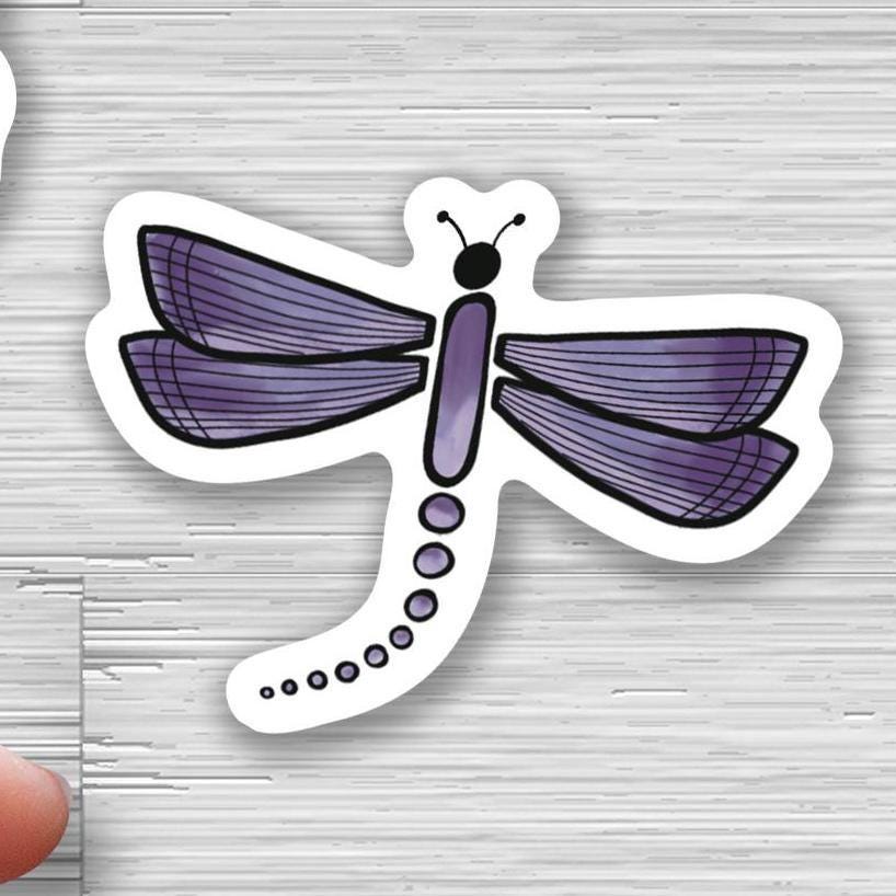 bee sticker, dragonfly sticker, butterfly sticker for waterbottle, mini sticker pack, planner sticker, nature sticker, cute tiny sticker - handmade by Beth Ann Erickson Designs