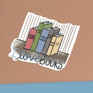 book tea stickers, waterbottle sticker set, book lover, tea lover, coffee theme stickers, water bottle, laptop, waterproof vinyl stickers - handmade by Beth Ann Erickson Designs