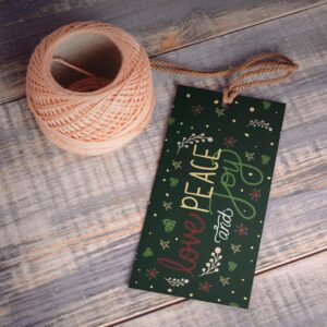 christmas gift tag printable, gift tag printable, printable christmas gift tag, christmas tag digital, christmas hang tag, peace love joy - handmade by Beth Ann Erickson Designs