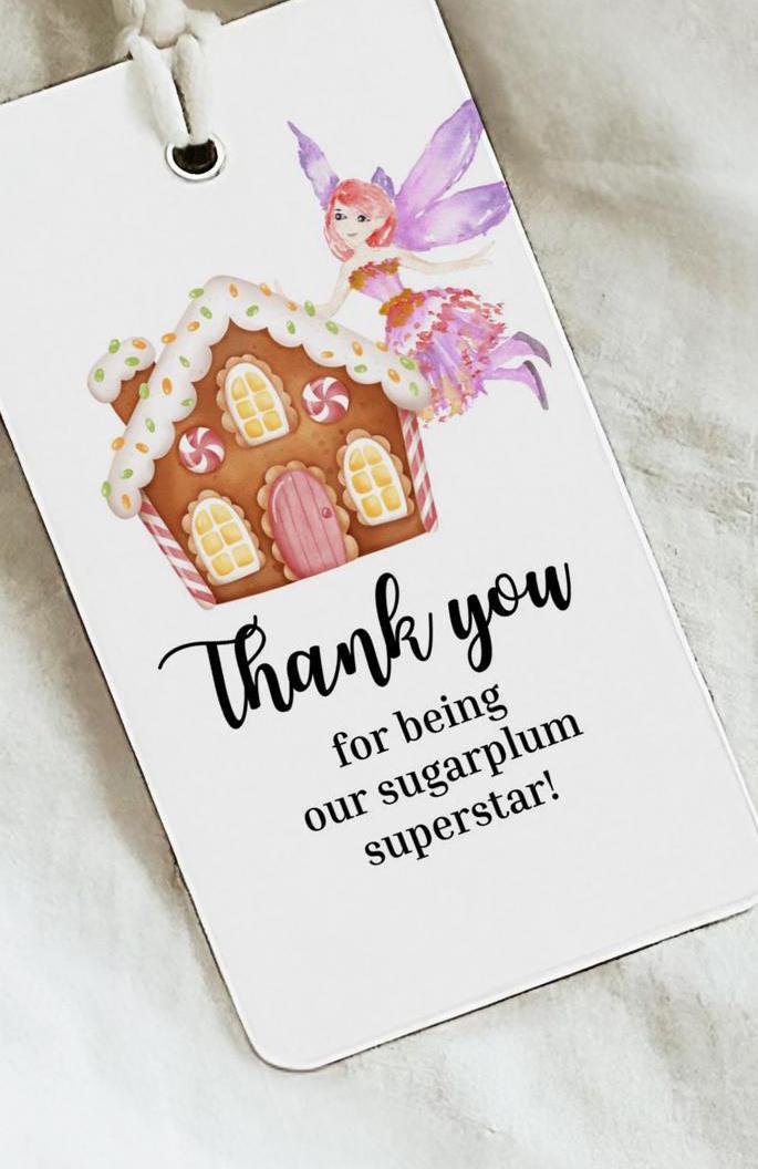 christmas thank you tag, teacher thank you tag, thank you christmas tags, staff thank you, volunteer thank you tag, gift tag printable - handmade by Beth Ann Erickson Designs