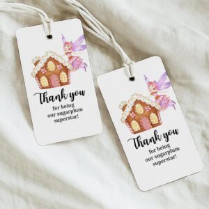 christmas thank you tag, teacher thank you tag, thank you christmas tags, staff thank you, volunteer thank you tag, gift tag printable - handmade by Beth Ann Erickson Designs