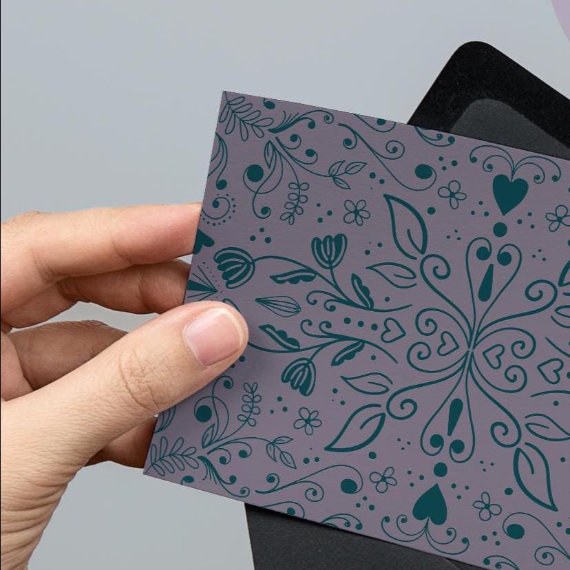 scandinavian cards, blank greeting cards, blank note cards, stationary cards, note cards with envelopes, folk art greeting cards - handmade by Beth Ann Erickson Designs