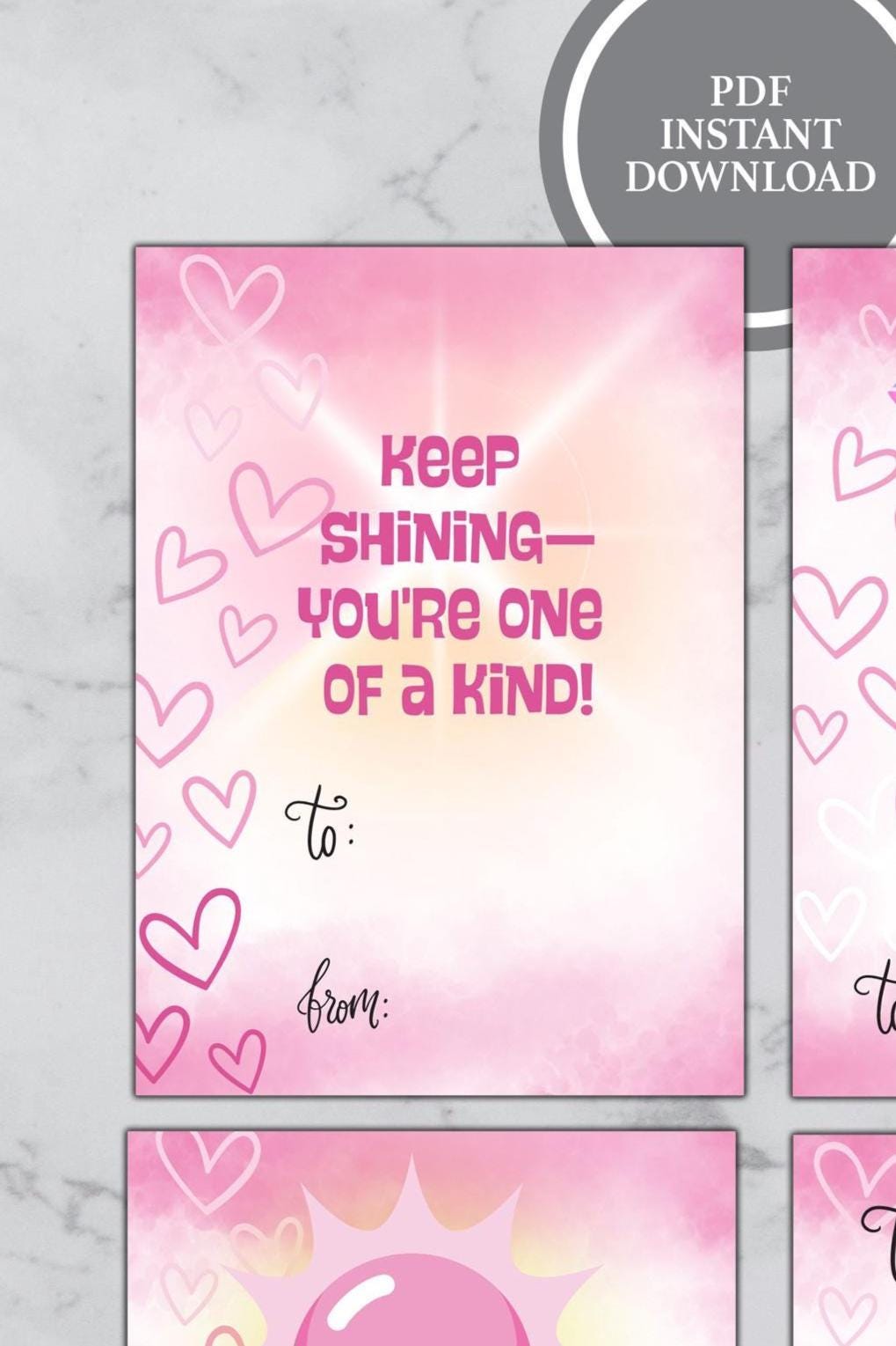 teacher to student valentines card, teacher to student valentines tag, valentines day from teacher, student valentines - handmade by Beth Ann Erickson Designs