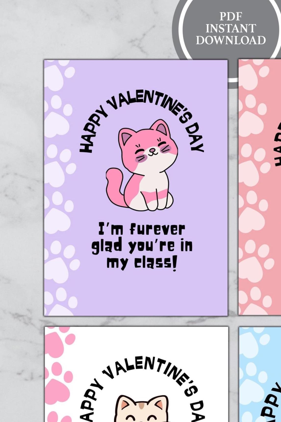 valentines day from teacher, student valentines, teacher to student valentines card, teacher to student valentines tag - handmade by Beth Ann Erickson Designs